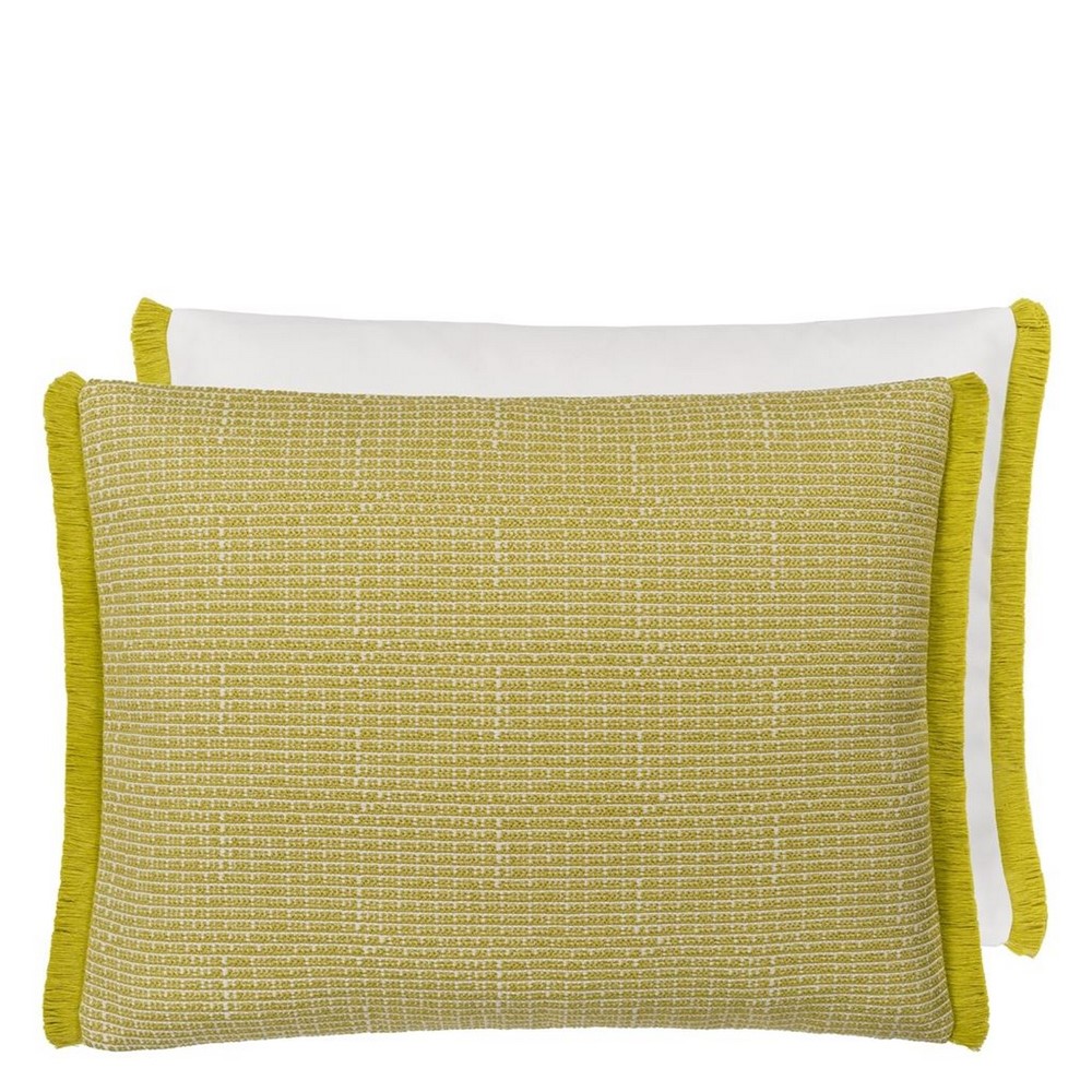 Pompano Indoor Outdoor Cushion By Designers Guild in Acacia Yellow